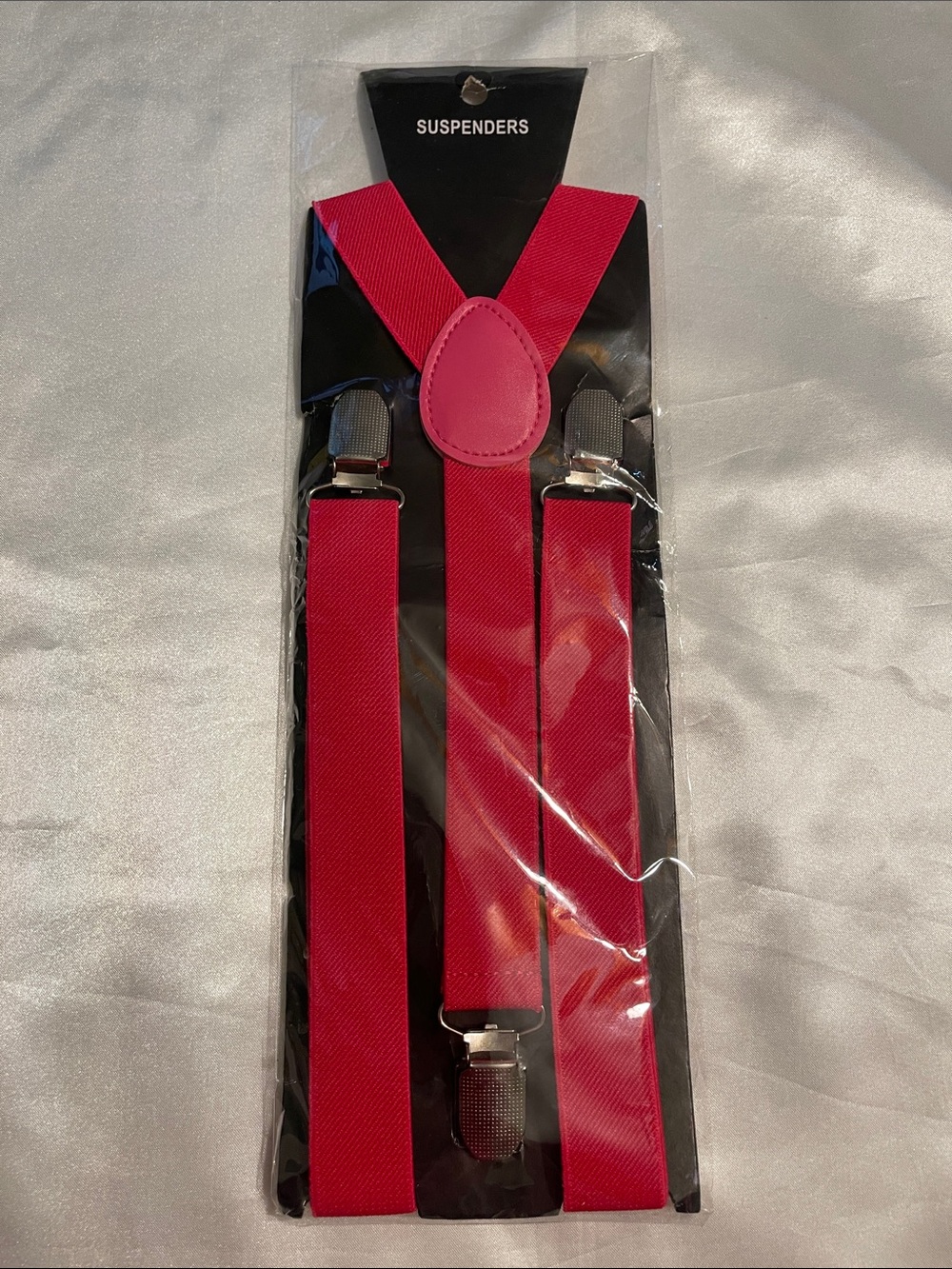 Hot pink  Suspender Braces